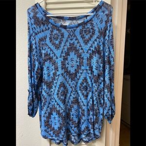 💙🖤Justice | girls shirt | 18.5 | EUC